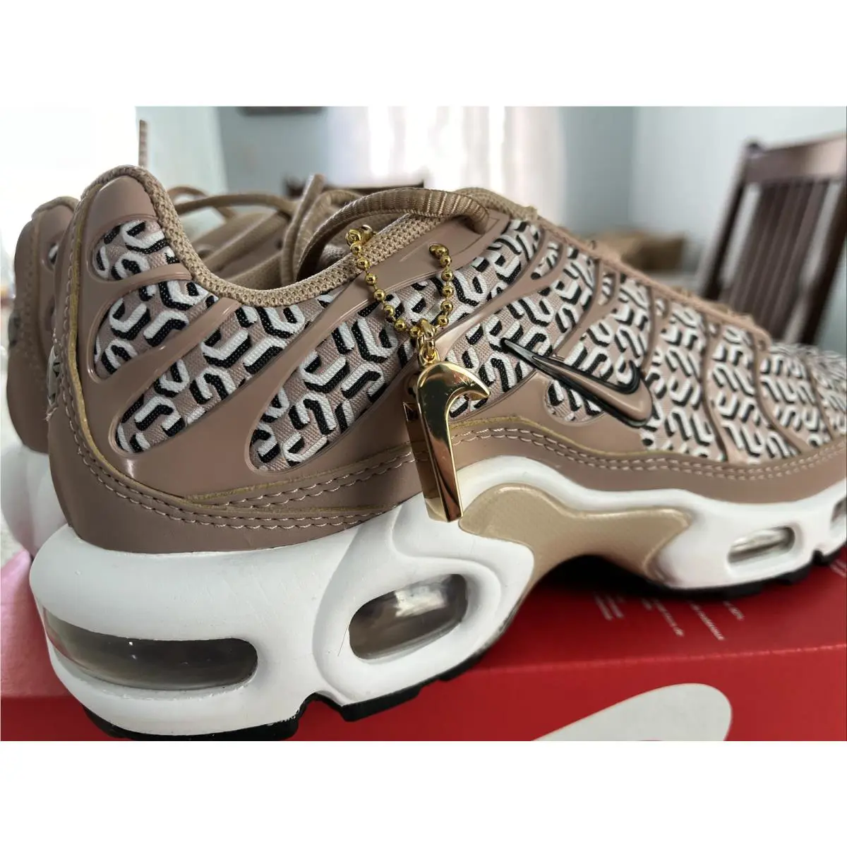 Nike shoes - Nike Air Max Plus - Air Max Plus - FB2557-200 - Hemp Black White Summit White 6
