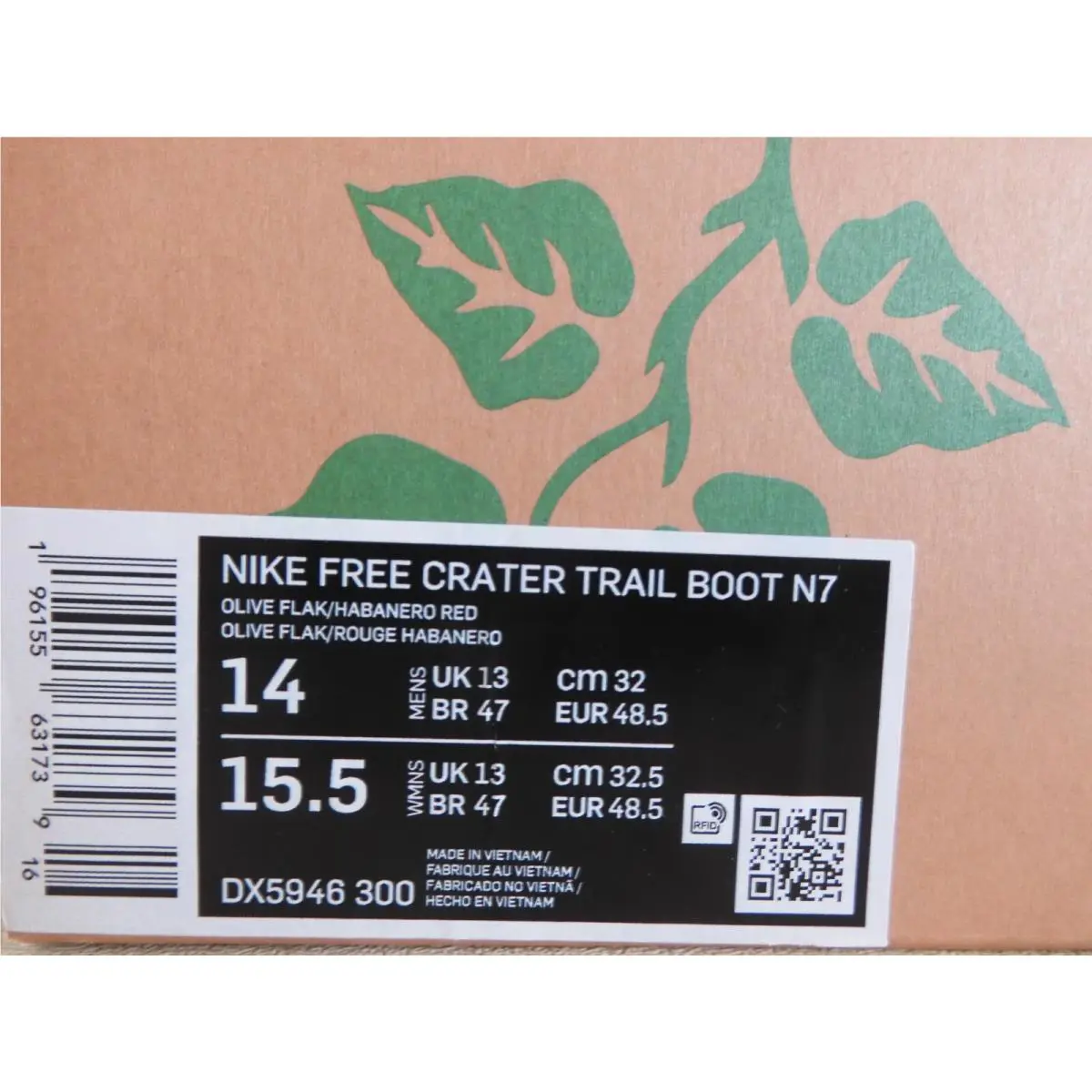 Nike shoes - Nike Free Crater - Free Crater - DX5946-300 - Green (UPC: 196155631722) 3