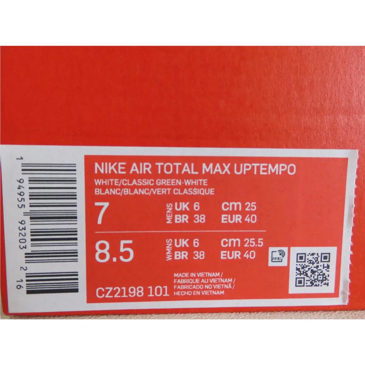 Nike shoes - Nike Air Total Max - Air Total Max - CZ2198-101 - White (UPC: 194955932032) 3