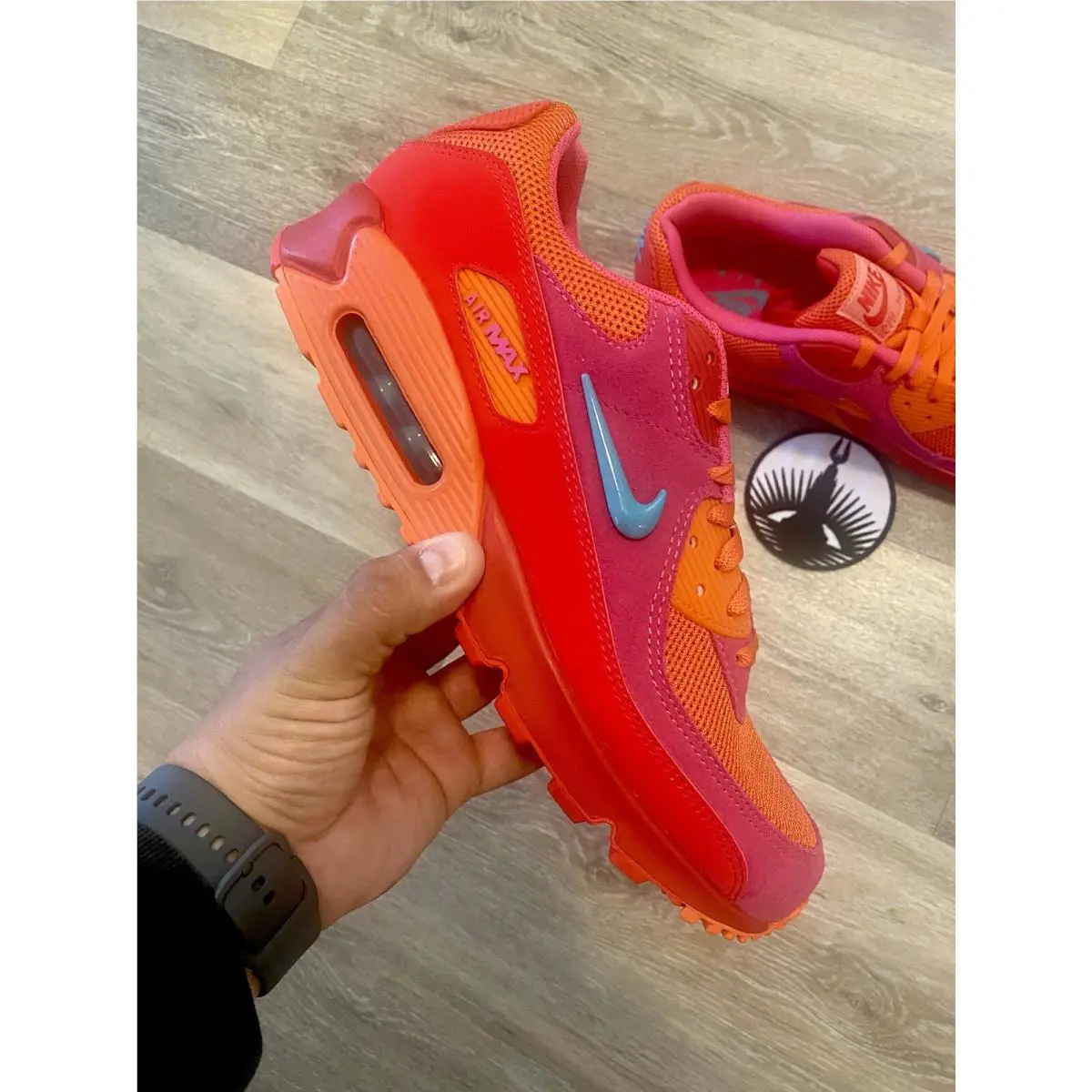 Nike shoes - Nike Air Max 90 - Air Max - FJ3868-600 - Alchemy Pink/Dusty Cuctus/Cosmic Clay/Fire Red (UPC: 197594391574) 8