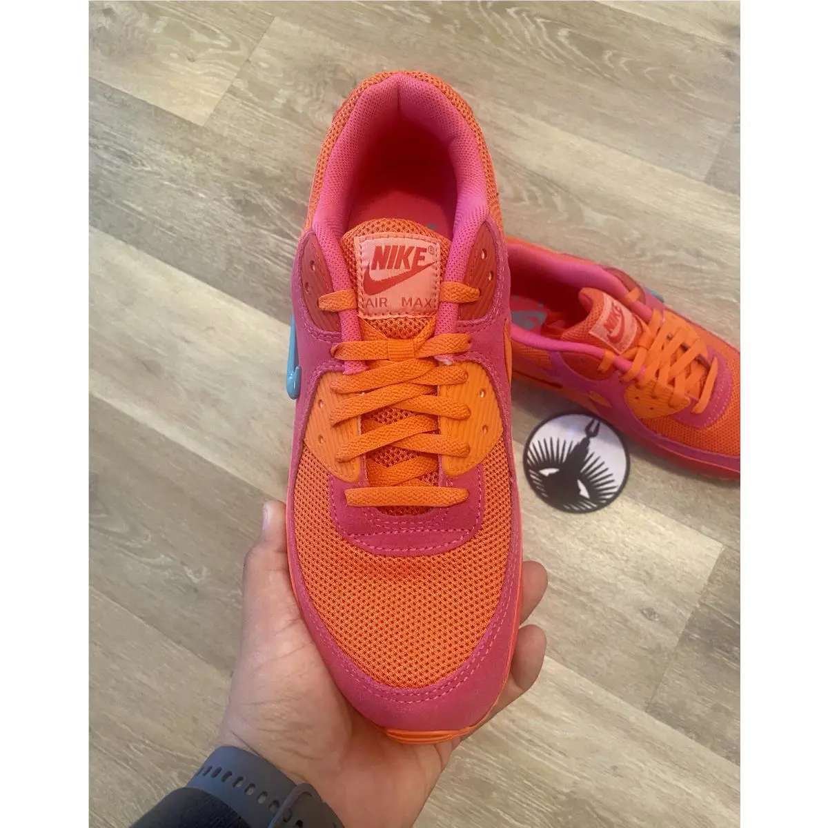 Nike shoes - Nike Air Max 90 - Air Max - FJ3868-600 - Alchemy Pink/Dusty Cuctus/Cosmic Clay/Fire Red (UPC: 197594391574) 4