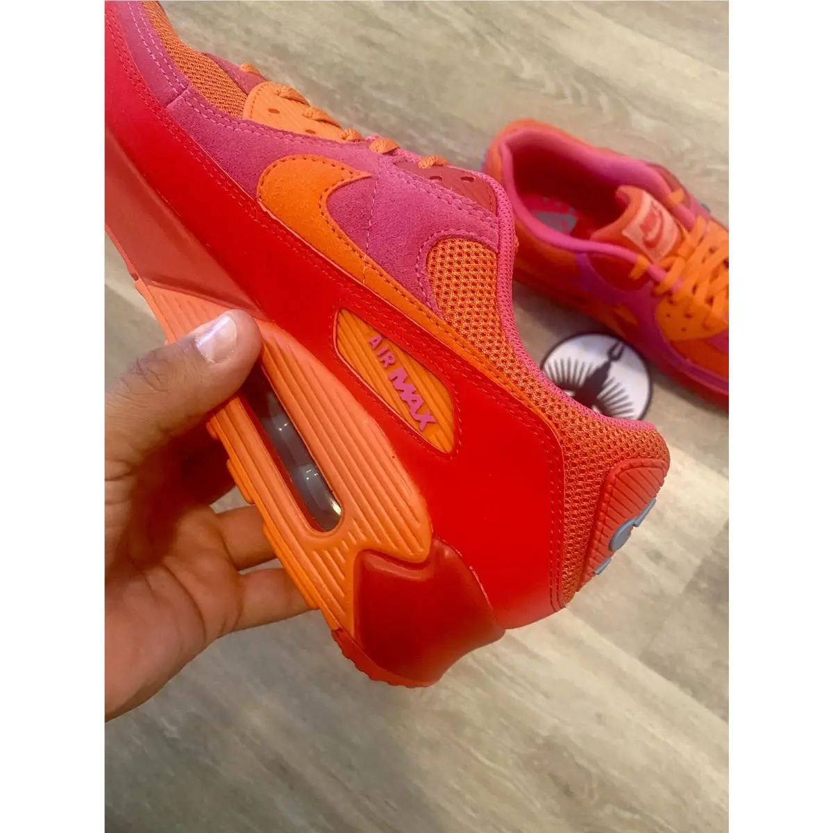Nike shoes - Nike Air Max 90 - Air Max - FJ3868-600 - Alchemy Pink/Dusty Cuctus/Cosmic Clay/Fire Red (UPC: 197594391574) 1
