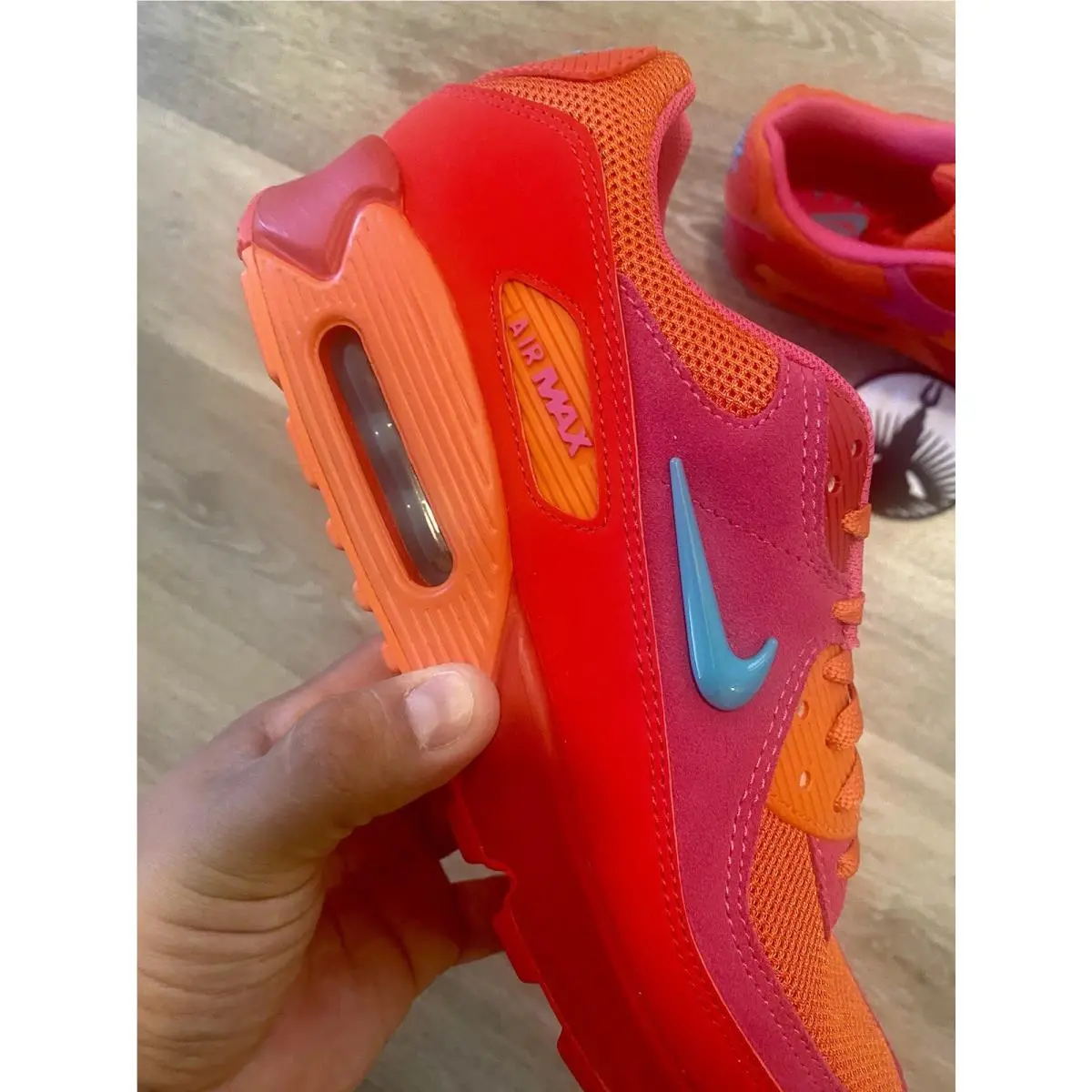 Nike shoes - Nike Air Max 90 - Air Max - FJ3868-600 - Alchemy Pink/Dusty Cuctus/Cosmic Clay/Fire Red (UPC: 197594391574) 7