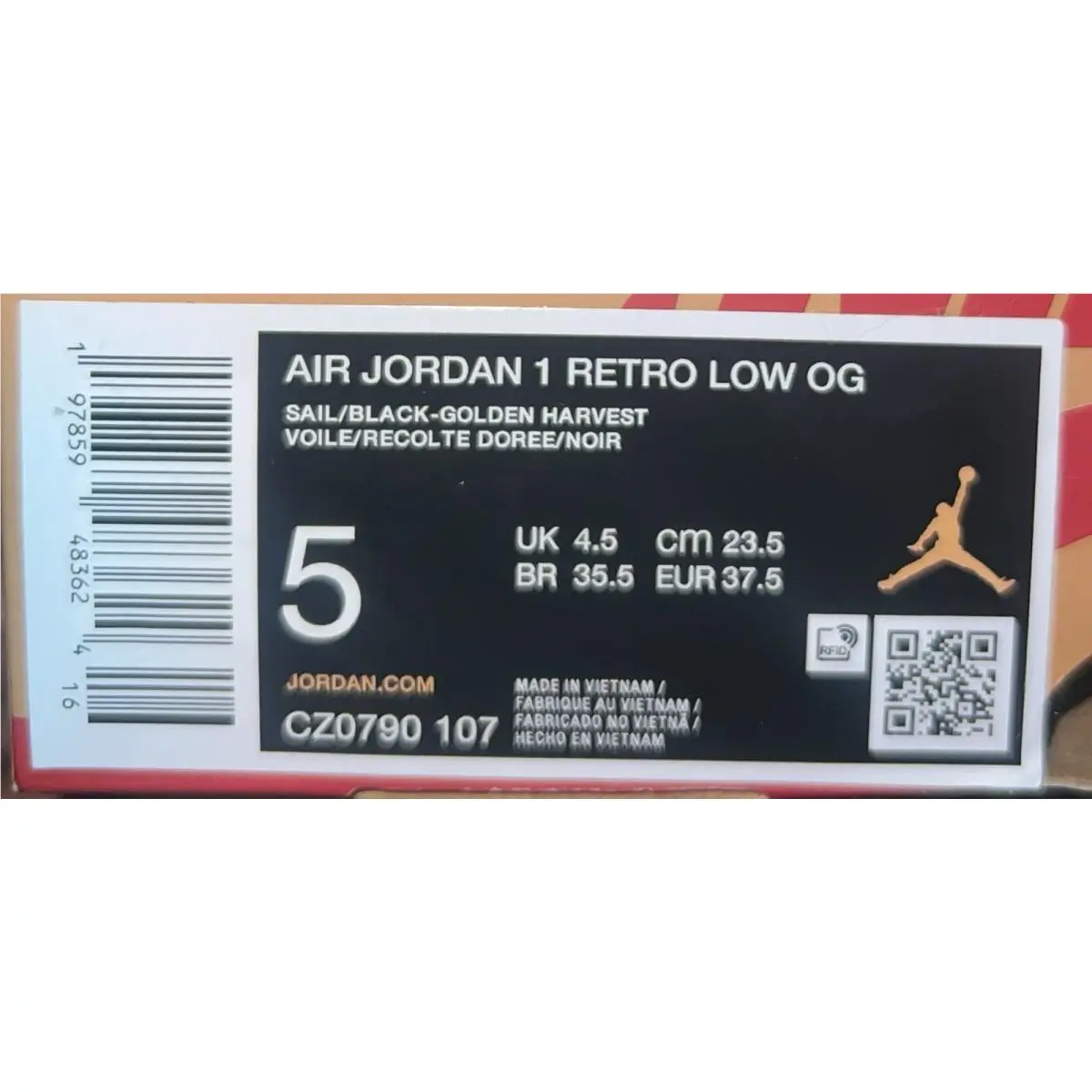 Nike shoes - Air Jordan 1 - Air - CZ0790-107 - Brown 7