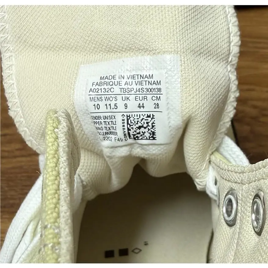 Converse shoes - Chuck Taylor - Chuck Taylor - A02038C - Yellow (UPC: 0194433643238) 4