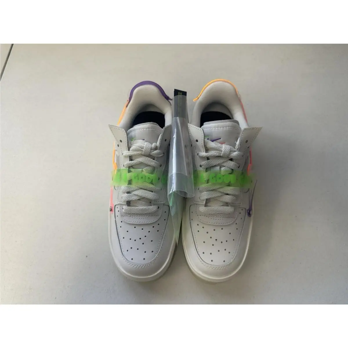 Nike shoes - Nike Air Force 1 `07 - DO2332-111 - Sail/White-Sail-Green Strike (UPC: 195244511730) 5