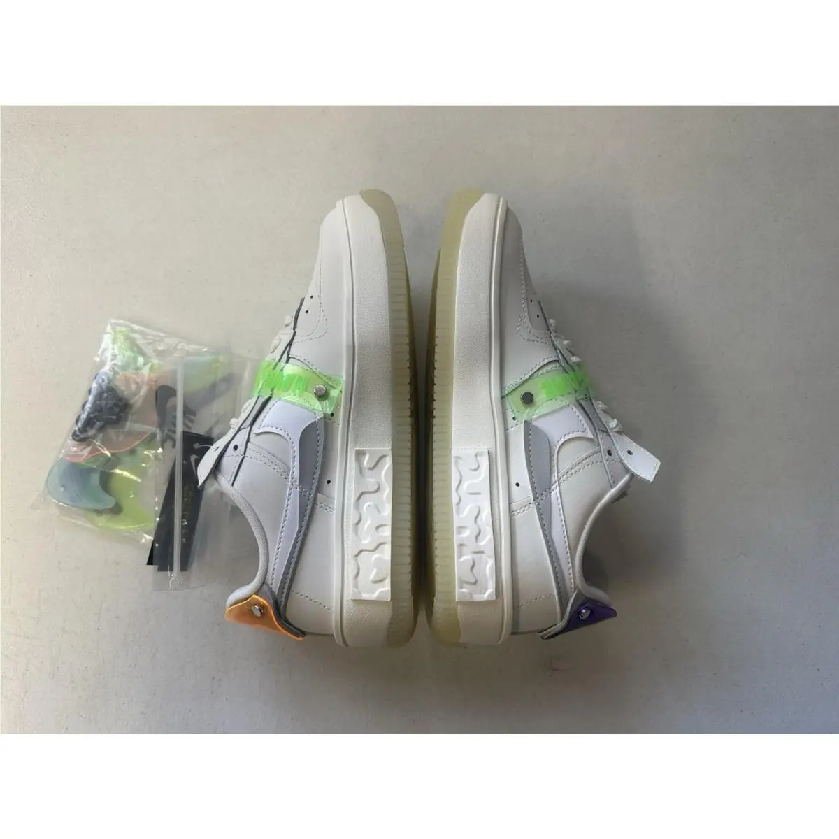 Nike shoes - Nike Air Force 1 `07 - DO2332-111 - Sail/White-Sail-Green Strike (UPC: 195244511730) 3