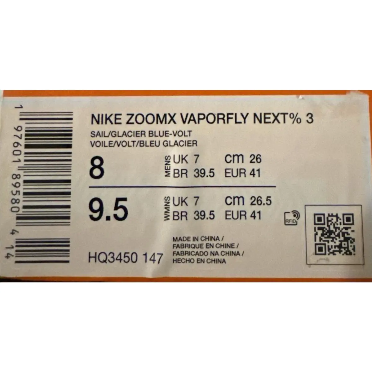 Nike shoes - Nike ZoomX Vaporfly Next% 3 - HQ3450-147 - Ivory 10