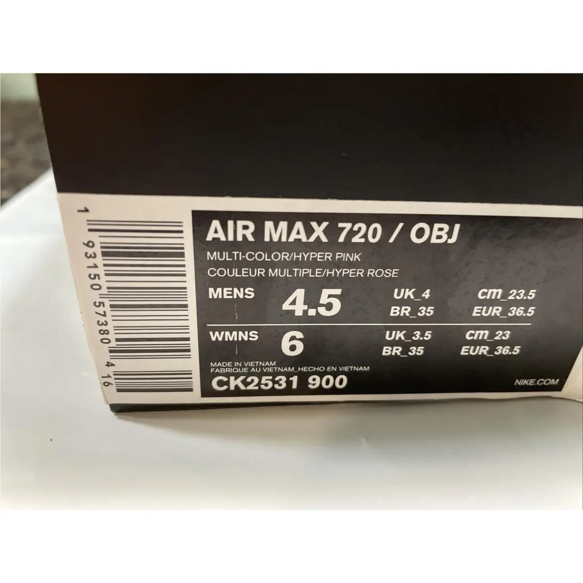Nike shoes - Nike Air Max 720 - Air Max - CK2531-900 - Multicolor/Hyper Pink 10