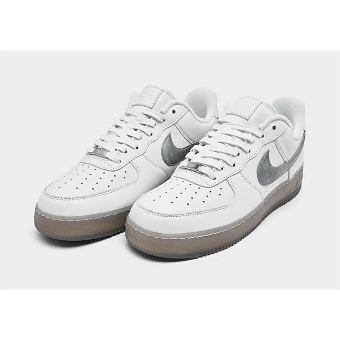 Nike shoes - Nike Air Force 1 - Air Force - DX3945-100 - White Metallic Silver 1