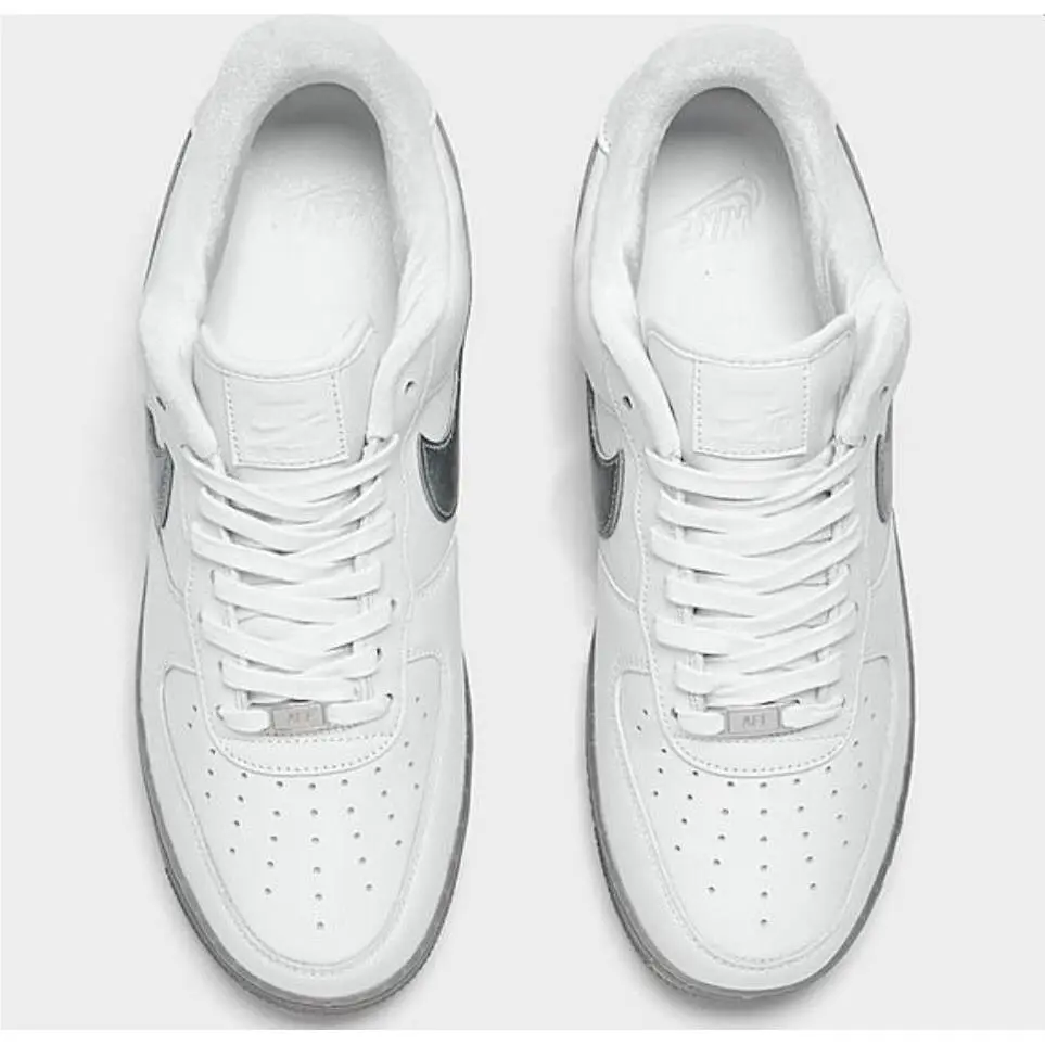 Nike shoes - Nike Air Force 1 - Air Force - DX3945-100 - White Metallic Silver 2