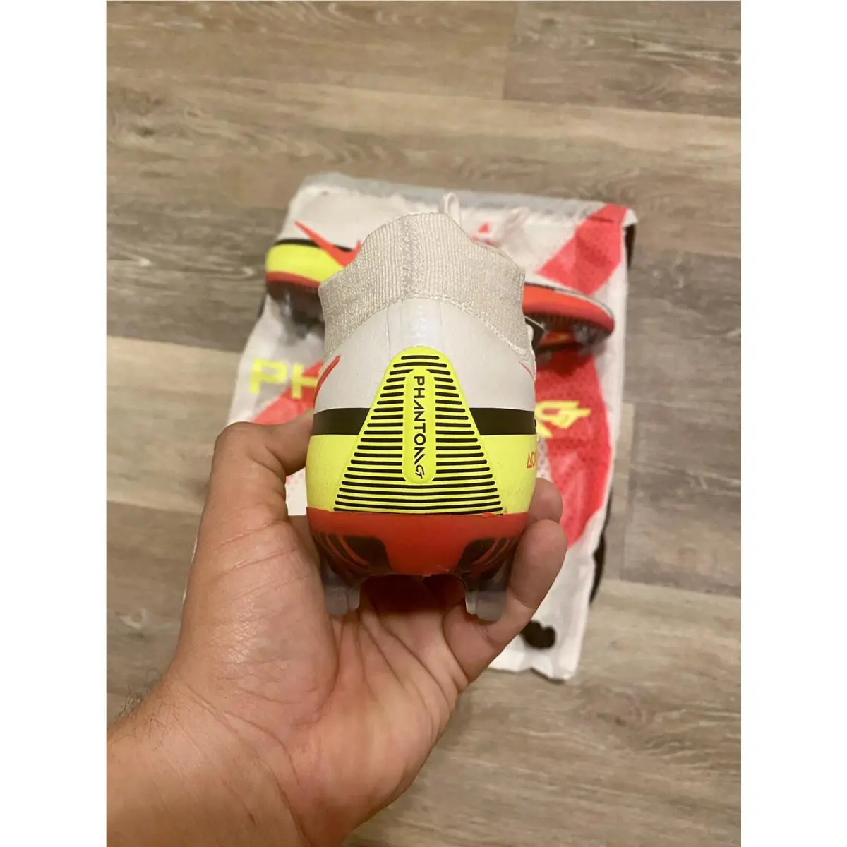 Nike shoes - Nike Phantom GT2 Elite DF FG - CZ9889-167 - White-Bright Crimson-Volt (UPC: 194958732967) 0