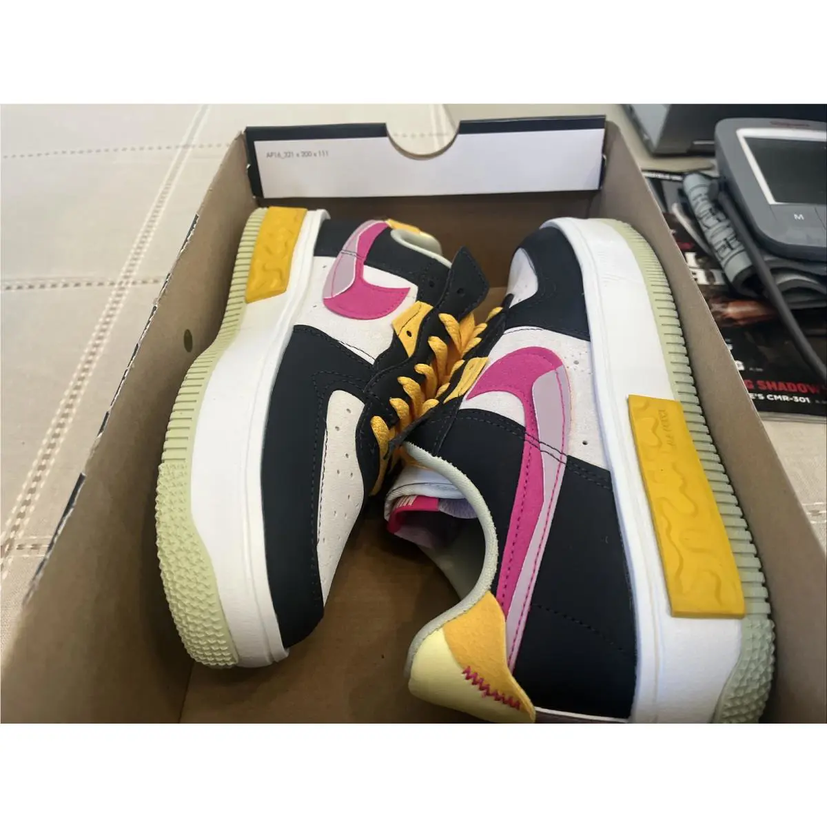 Nike shoes - Nike Air Force 1 Fontanka MC - DR7880-001 - Off Noir/Pink Prime 9