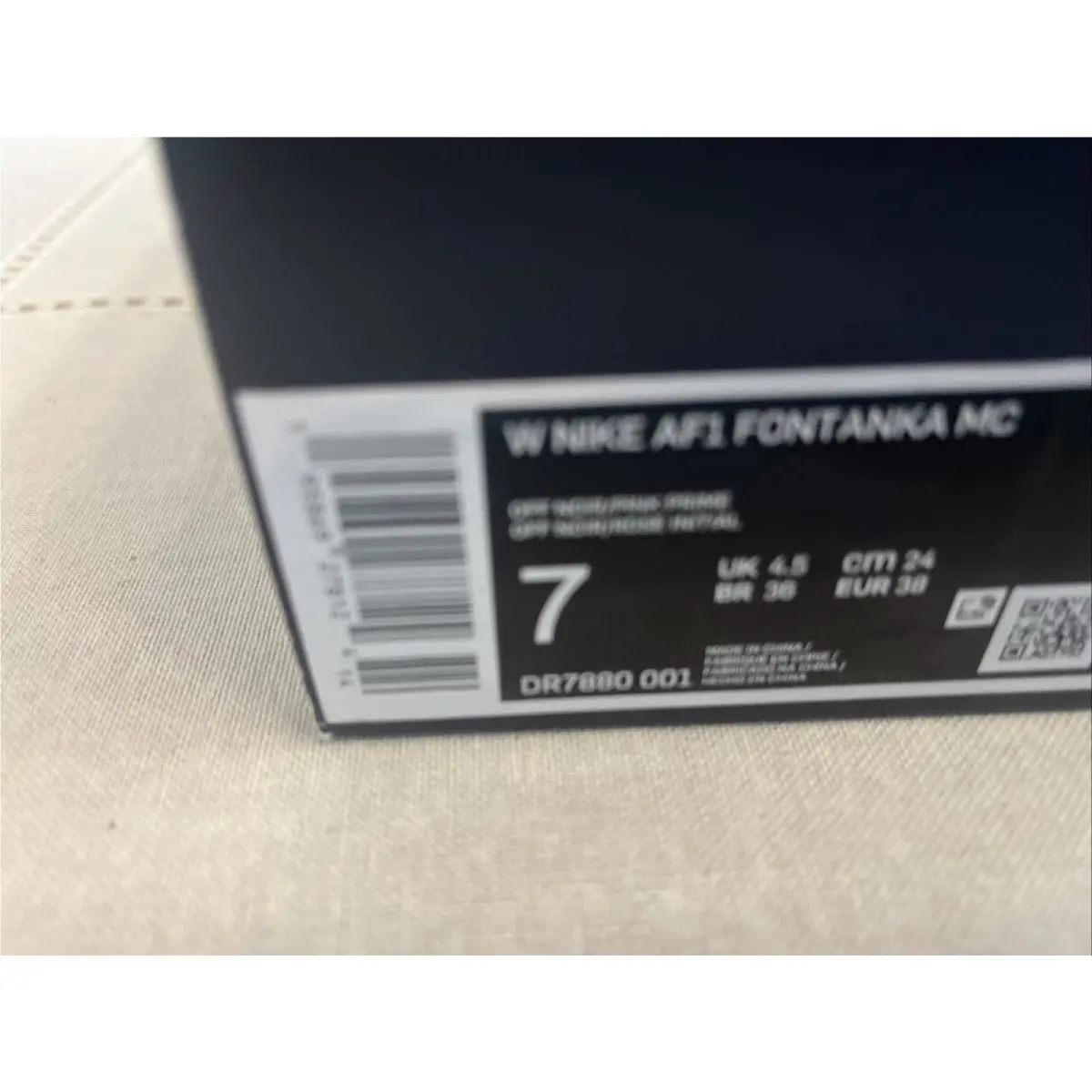 Nike shoes - Nike Air Force 1 Fontanka MC - DR7880-001 - Off Noir/Pink Prime 10