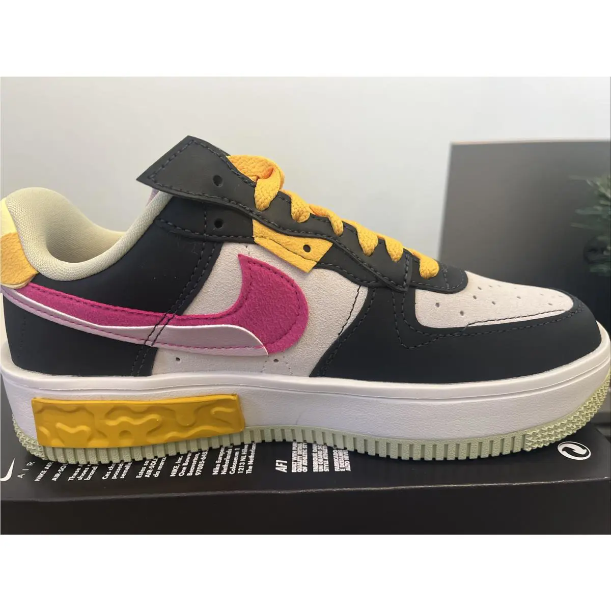 Nike shoes - Nike Air Force 1 Fontanka MC - DR7880-001 - Off Noir/Pink Prime 1