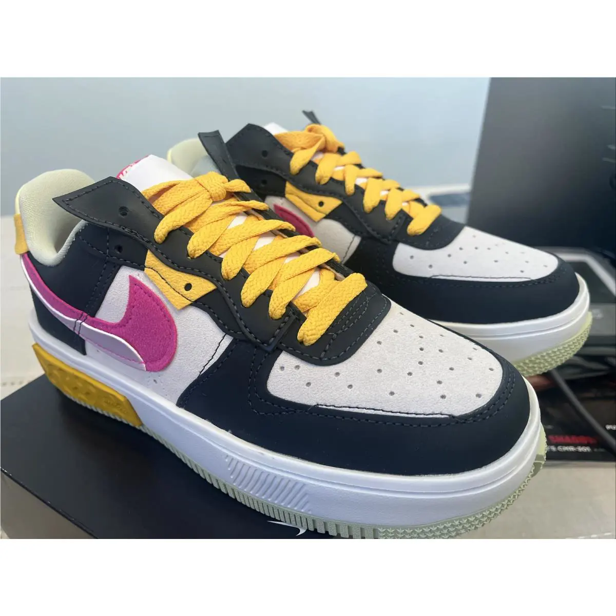 Nike shoes - Nike Air Force 1 Fontanka MC - DR7880-001 - Off Noir/Pink Prime 4