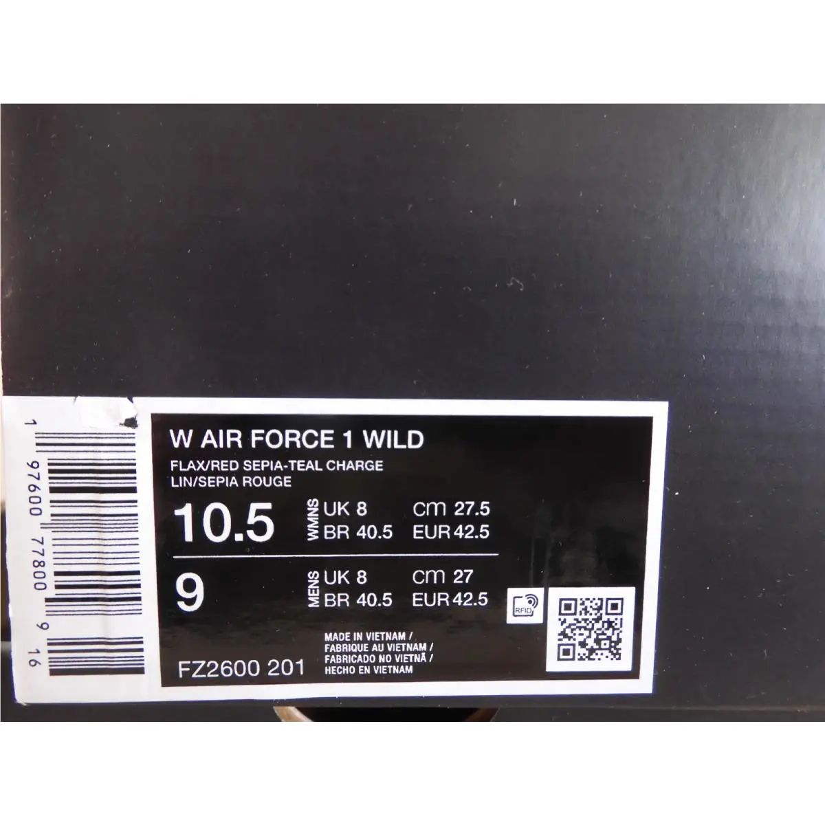 Nike shoes - Nike Air Force 1 - Air Force - FZ2600 201 - Brown (UPC: 197600740877) 3