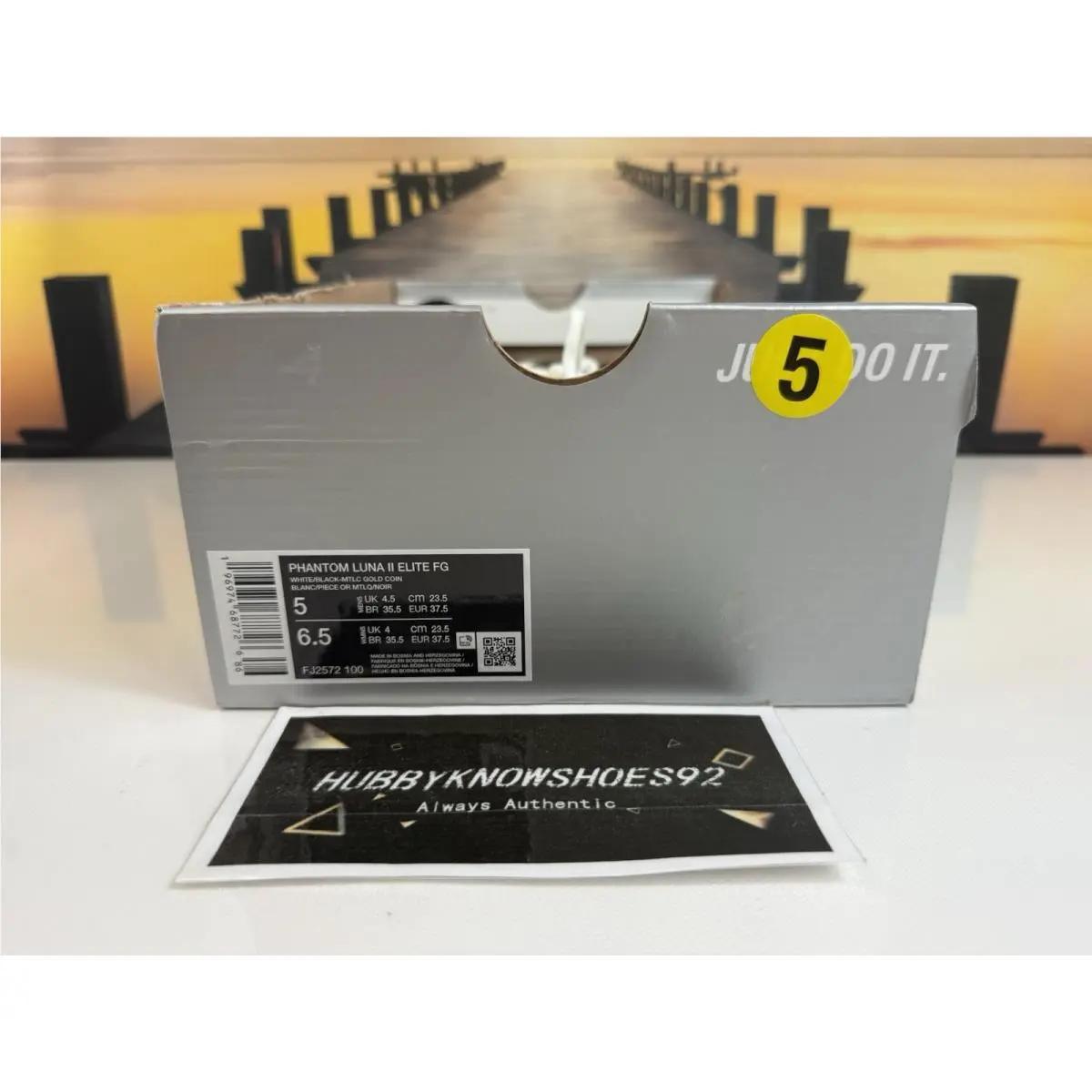 Nike shoes - Nike Phantom Luna Elite - Phantom Luna Elite - FJ2572-100 - White, Black, Gold 4