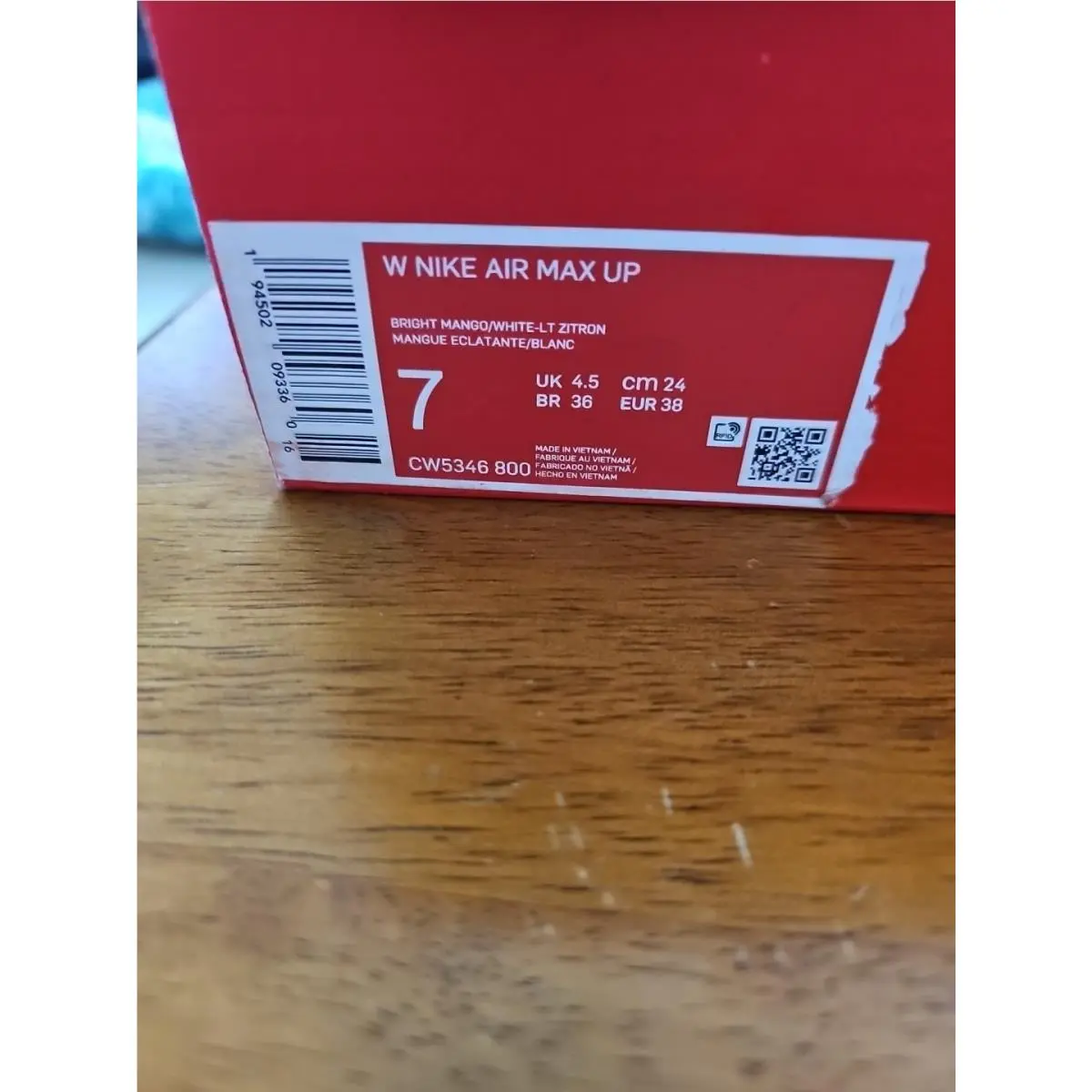 Nike shoes - Nike Air Max Up - Air Max - CW5346-800 - Orange 5