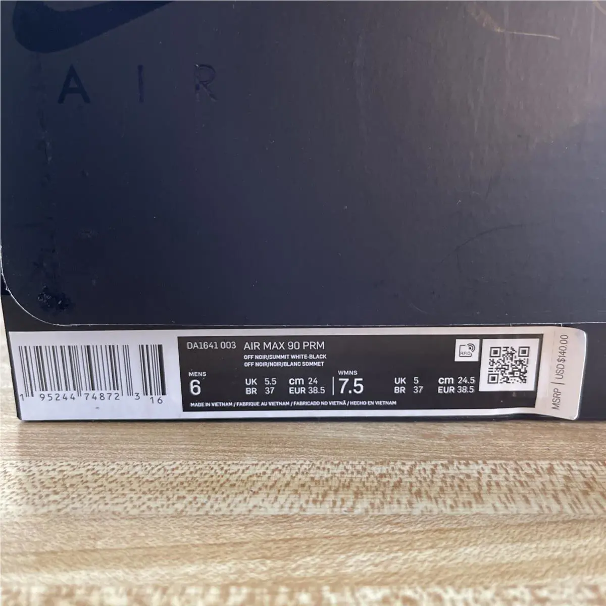 Nike shoes - Nike Air Max 90 - Air Max - DA1641-003 - Black (UPC: 0195244748686) 11