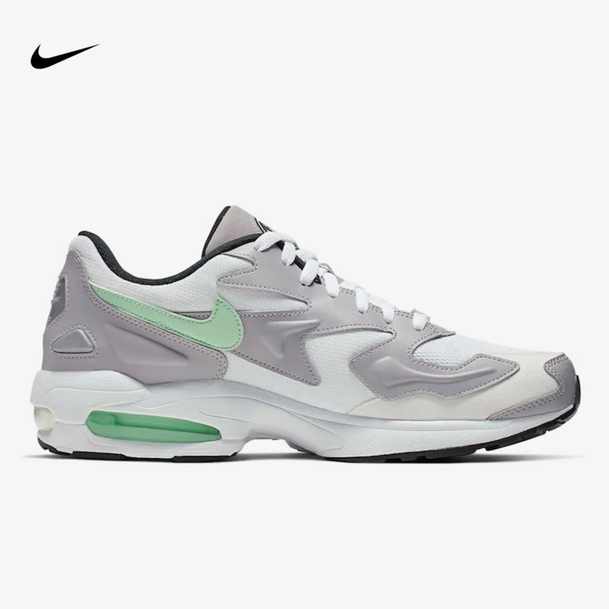 Nike shoes - Nike Air Max2 Light - Air Light - CJ0523-100 - Vast Grey/White-Fresh Mint (UPC: 193149762011) 1