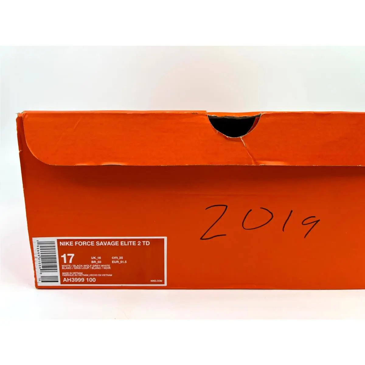 Nike shoes - Nike Force Savage - Force Savage - AH3999-100 - White 0
