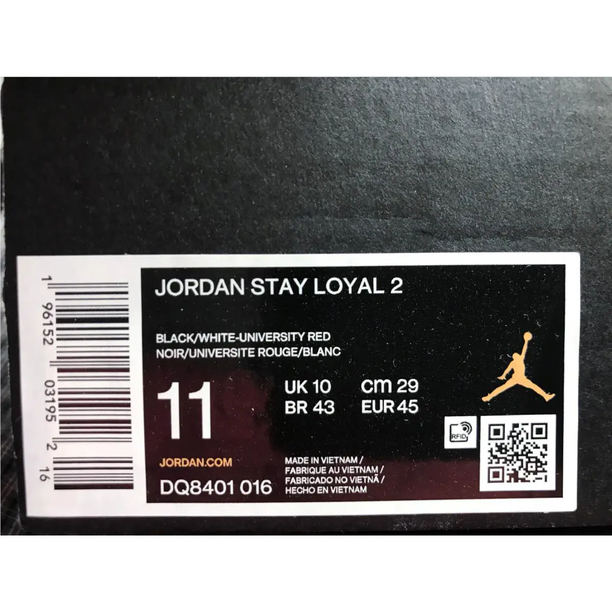 Nike shoes - Jordan Stay Loyal 2 - Stay Loyal - DQ8401-016 - Black (UPC: 196152031976) 3