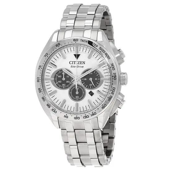 Carson Chronograph Silver Dial Men`s Watch CA4540-54A by Citizen