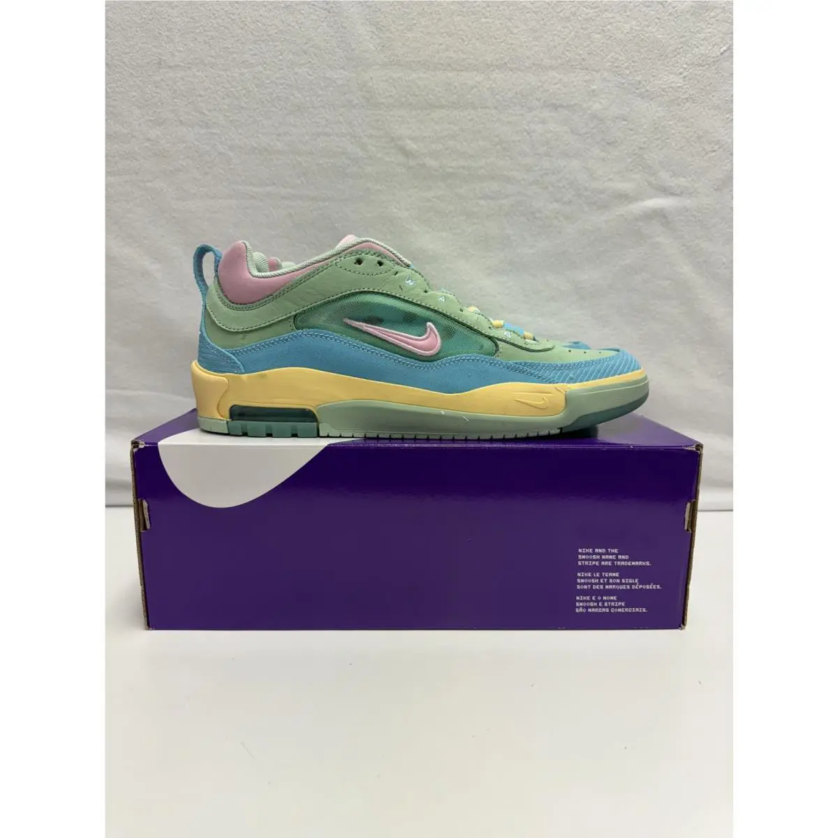 Nike shoes - Nike SB Air Max - Air Max - HF4074-400 - Blue Gaze, Manufacturer: Blue Gaze/Light Arctic Pink/Enamel Green/Bicycle Yellow 0