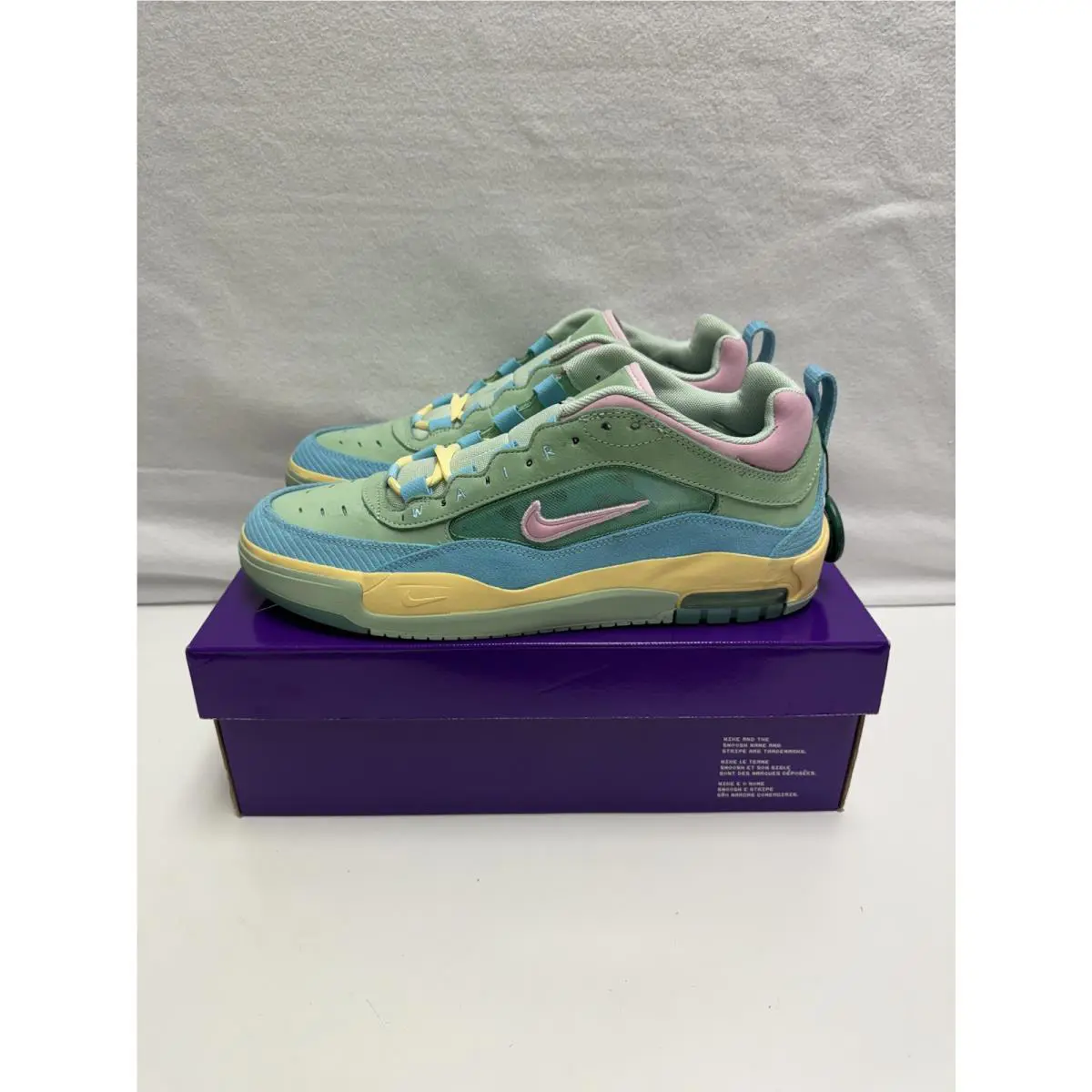 Nike shoes - Nike SB Air Max - Air Max - HF4074-400 - Blue Gaze, Manufacturer: Blue Gaze/Light Arctic Pink/Enamel Green/Bicycle Yellow 1