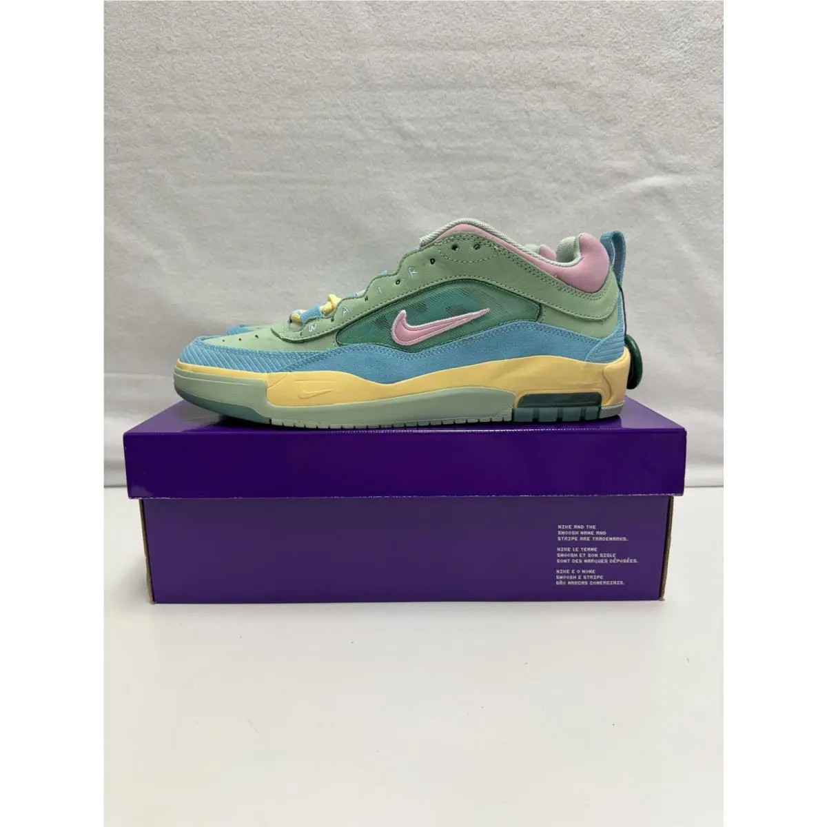 Nike shoes - Nike SB Air Max - Air Max - HF4074-400 - Blue Gaze, Manufacturer: Blue Gaze/Light Arctic Pink/Enamel Green/Bicycle Yellow 2
