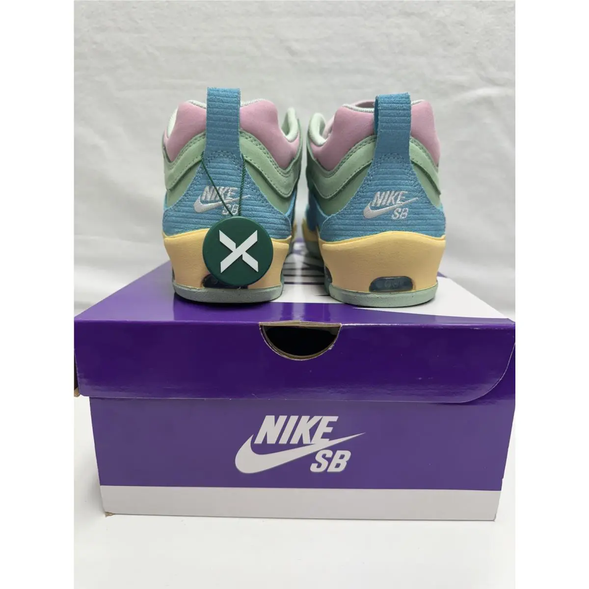 Nike shoes - Nike SB Air Max - Air Max - HF4074-400 - Blue Gaze, Manufacturer: Blue Gaze/Light Arctic Pink/Enamel Green/Bicycle Yellow 6