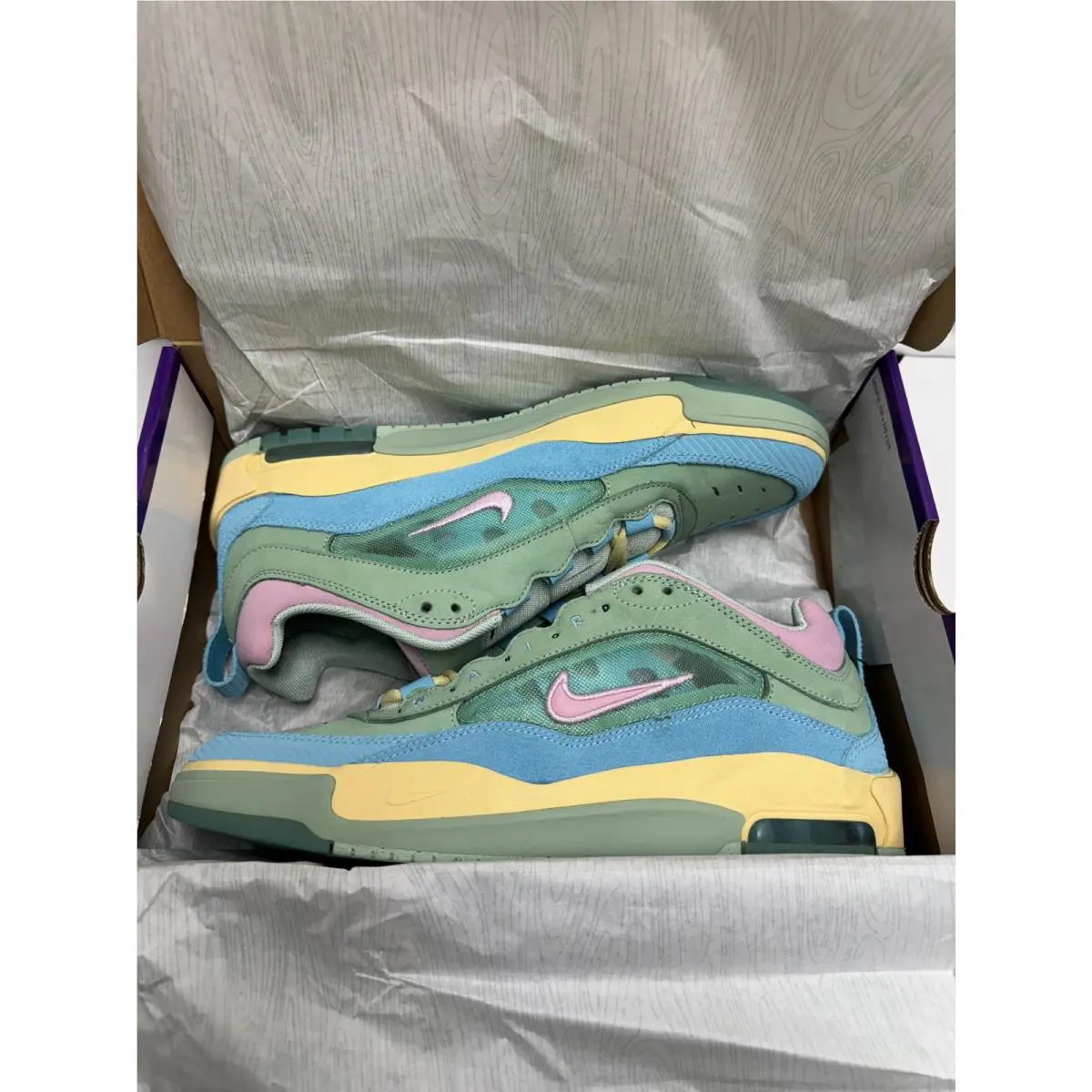 Nike shoes - Nike SB Air Max - Air Max - HF4074-400 - Blue Gaze, Manufacturer: Blue Gaze/Light Arctic Pink/Enamel Green/Bicycle Yellow 3