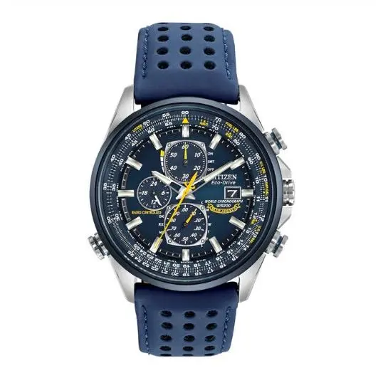 Citizen Men`s World Chronograph Two-tone Stainless Steel Watch - AT8020-03L