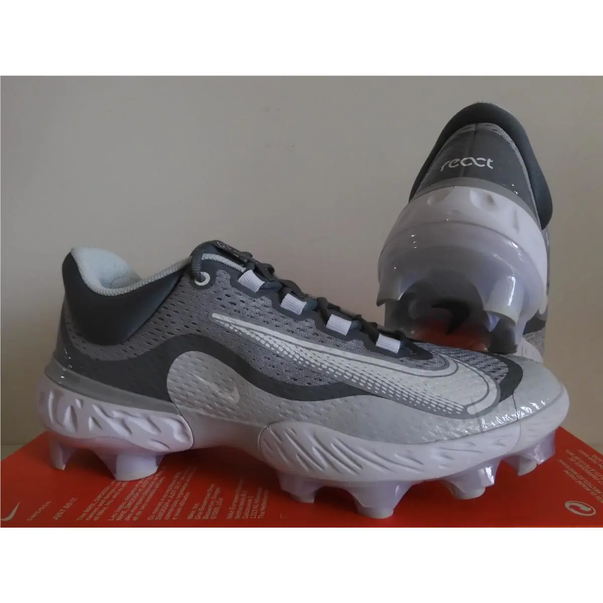 Nike shoes - Nike Alpha Huarache Elite - Alpha Huarache Elite - FD6221-012 - Gray (UPC: 196155256765) 0