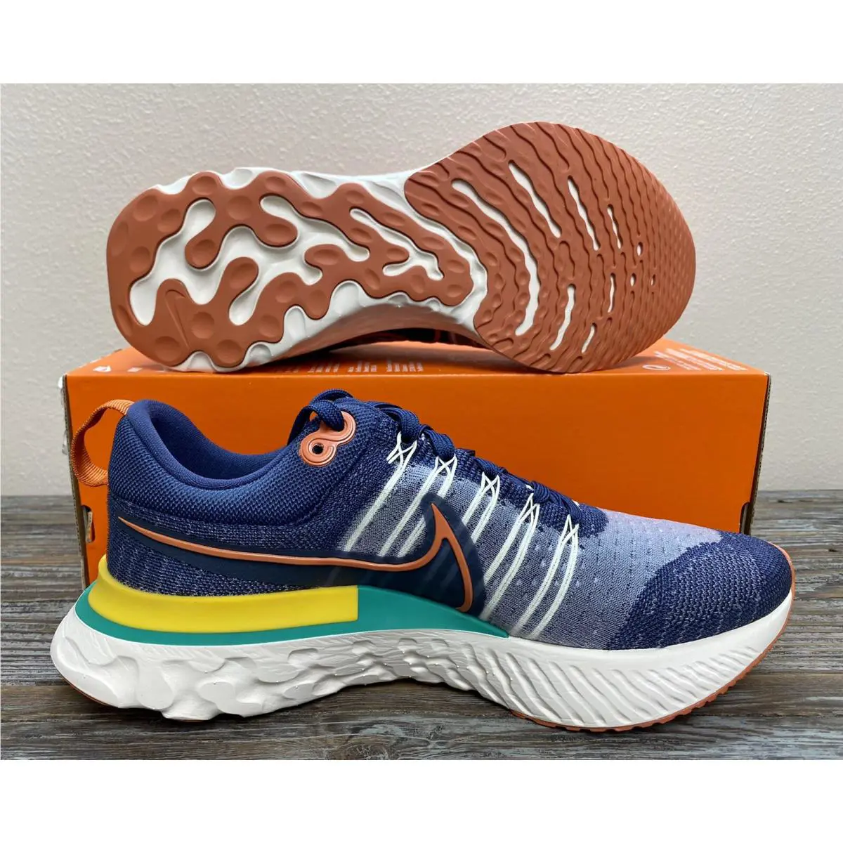 Nike shoes - Nike React Infinity Run Flyknit 2 - DJ5181-400 - Blue (UPC: 1949585786161) 3