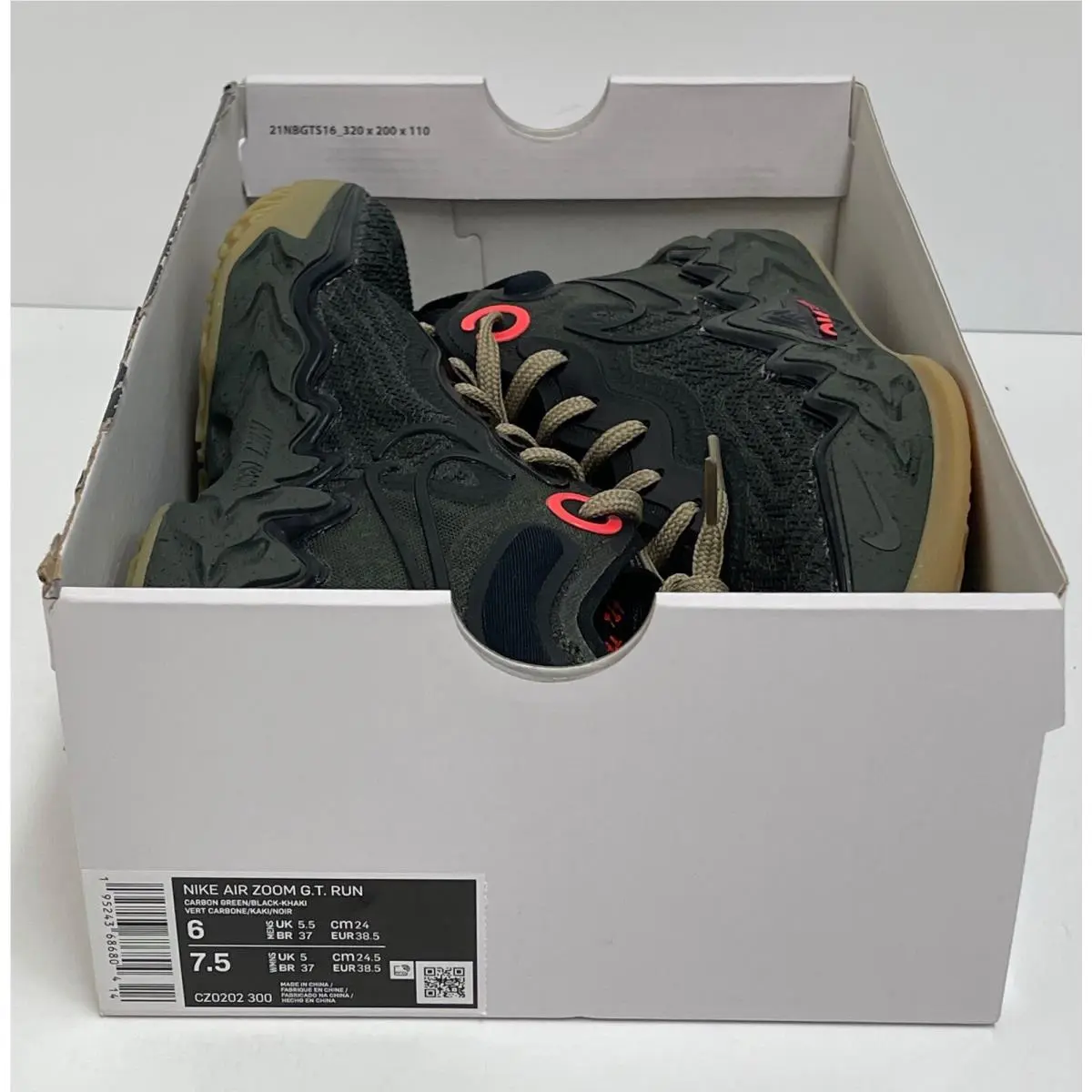Nike shoes - Nike Zoom Air G.T. Run - CZ0202-300 - Carbon Green (UPC: 195243686804) 8
