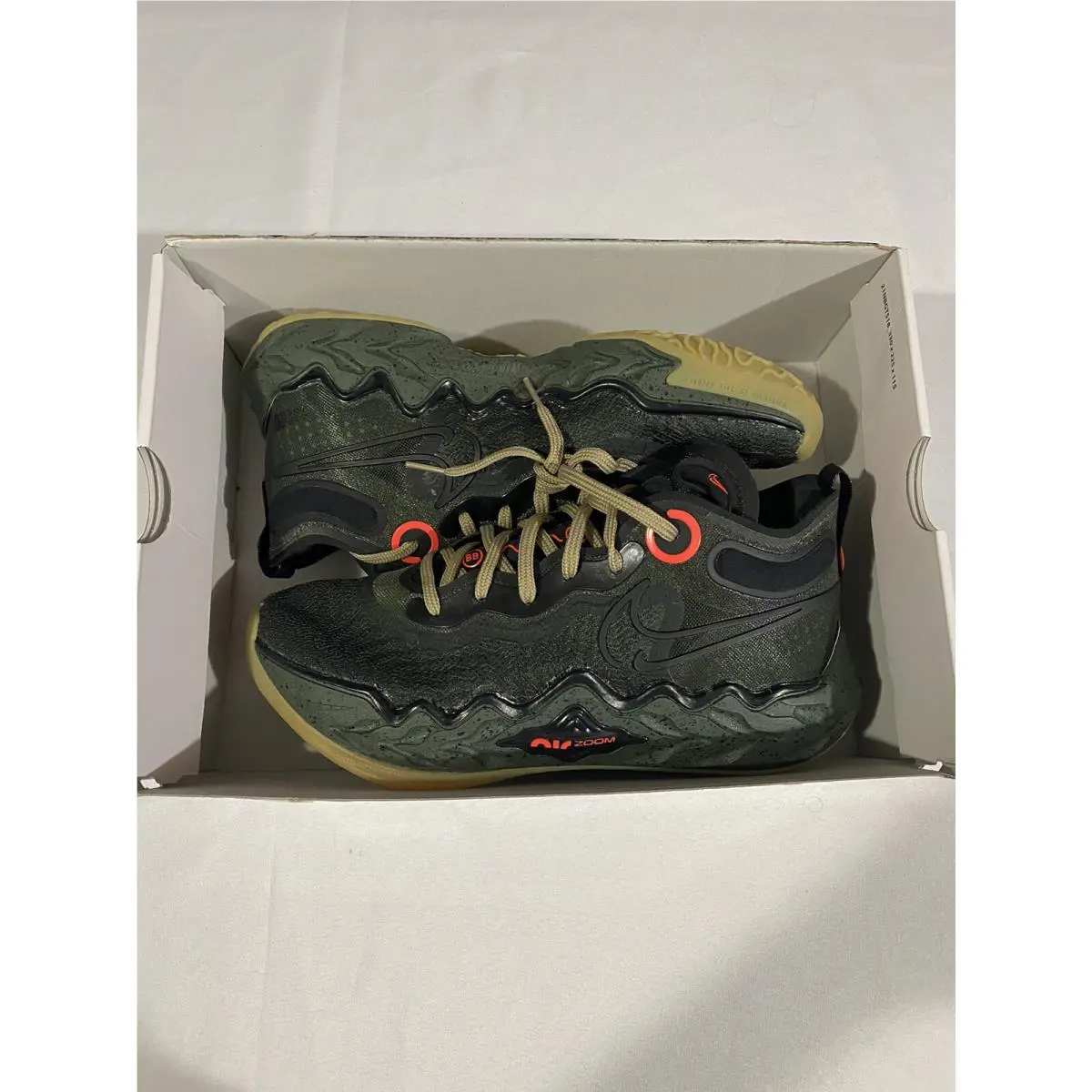 Mens Size 7.5 Green Nike Air Zoom G.t. Run Basketball Shoes CZ0202 300