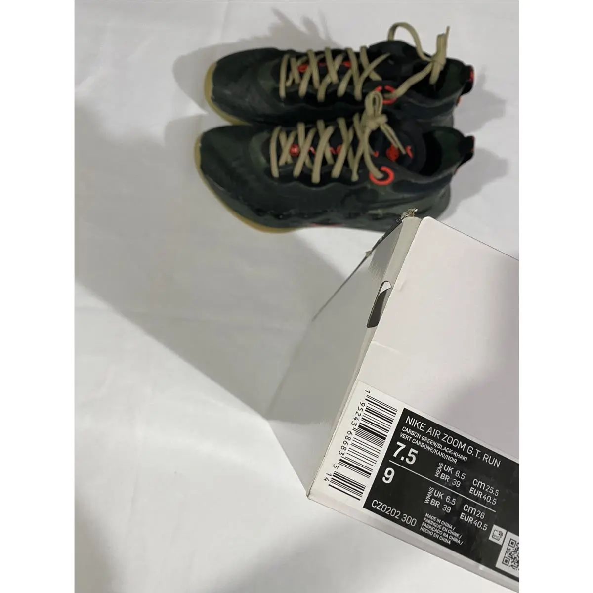 Nike shoes - Nike Air Zoom GT Run - CZ0202300 - Green (UPC: 0195243686835) 8
