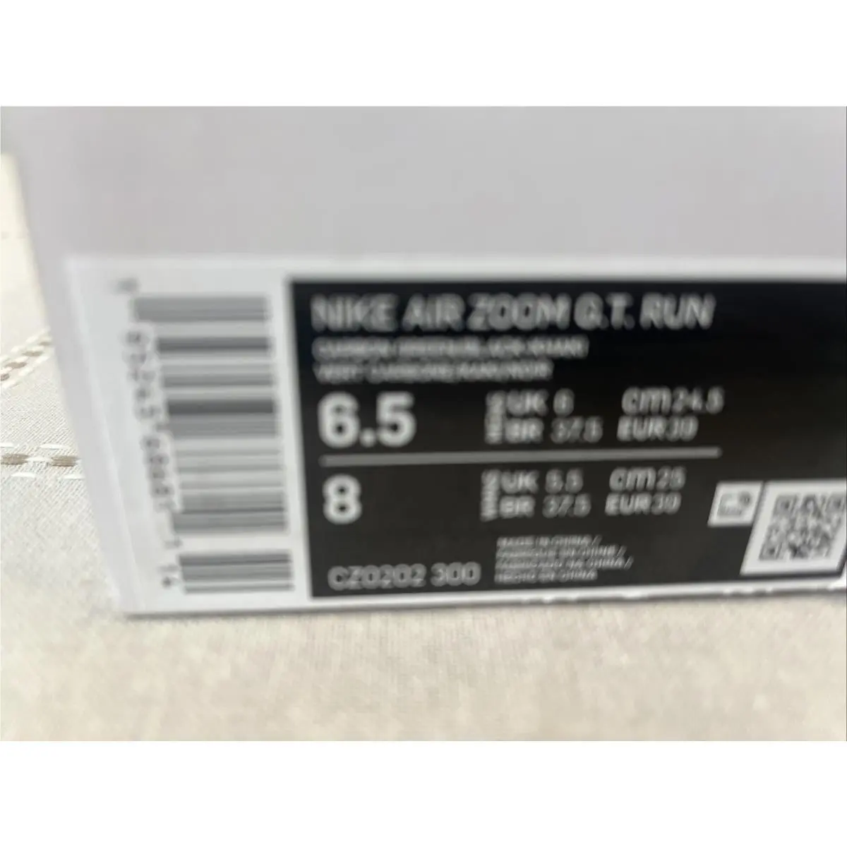 Nike shoes - Nike Air Zoom G.T. RUN - CZ0202 300 - Carbon Green/Black-Khaki 10