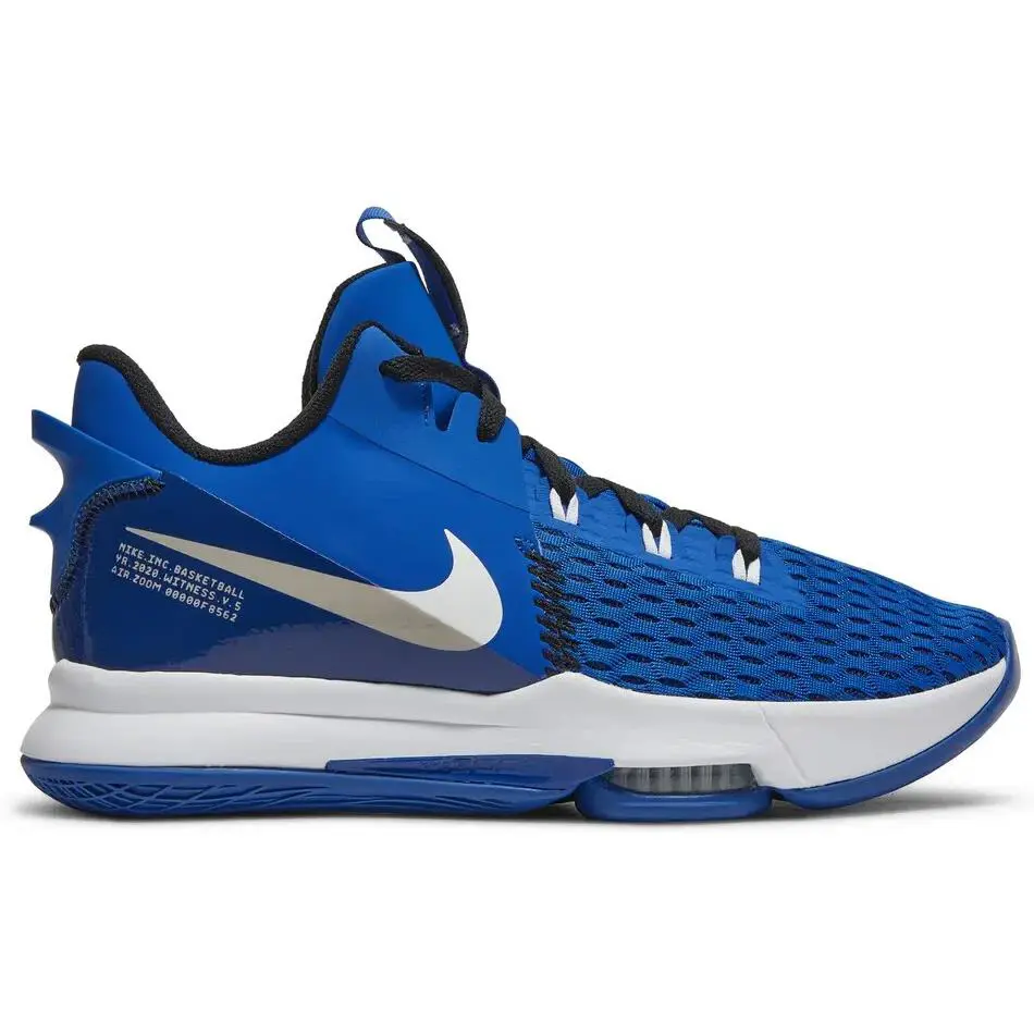 Nike Lebron Witness 5 Game Royal Blue Black White CQ9380-400 Men`s Size 11 - Blue