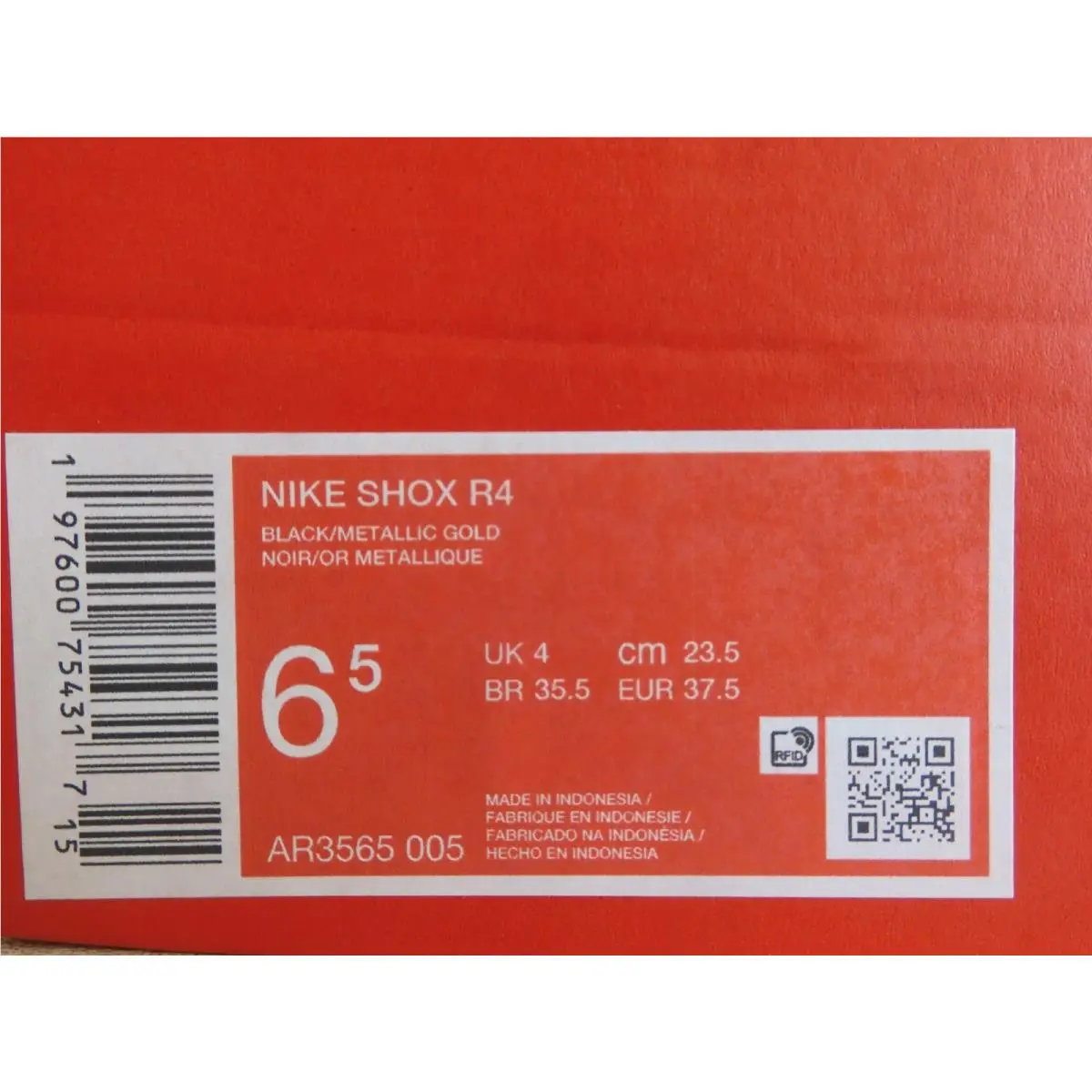 Nike shoes - Nike Shox R4 - Shox - AR3565-005 - Black (UPC: 197600754317) 6