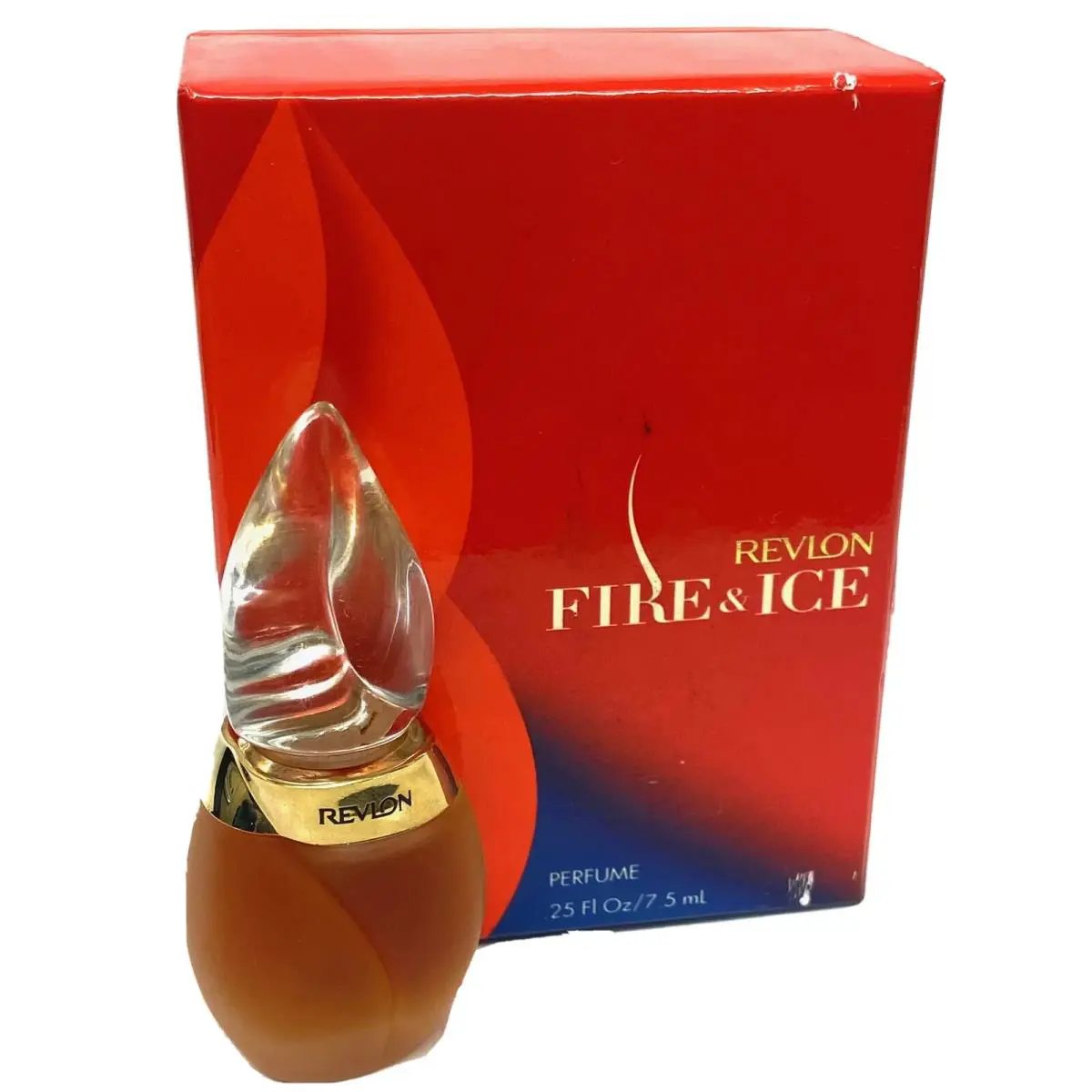Revlon Fire Ice 0.25oz Perfume Miniature Scuffed Box