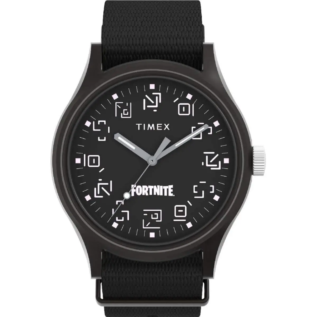 Timex TW2W97000 Men`s MK1 Fortnite Black Fabric Strap Watch