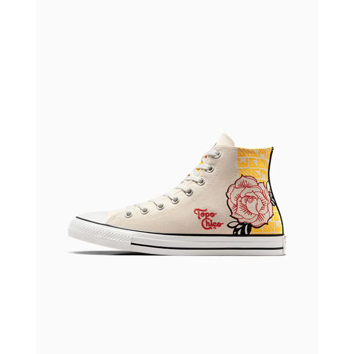 Converse shoes - CONVERSE ALL STAR TOPO CHICO HI - Cream/Black/Red - A10454C 1
