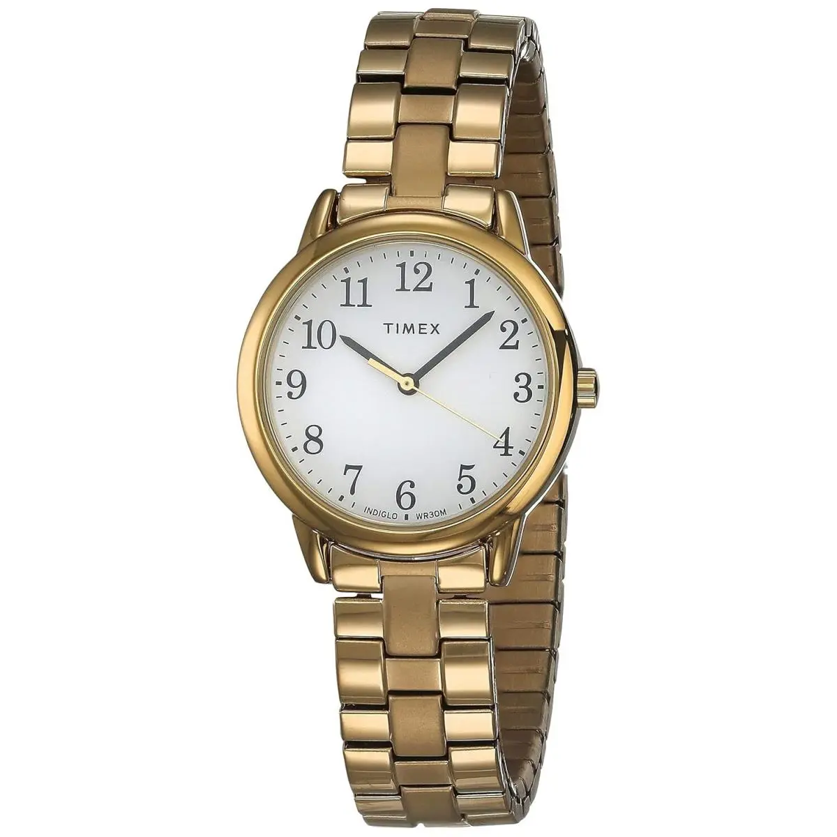 Timex TW2R58900 Womes Easy Reader Gold Watch - Gold