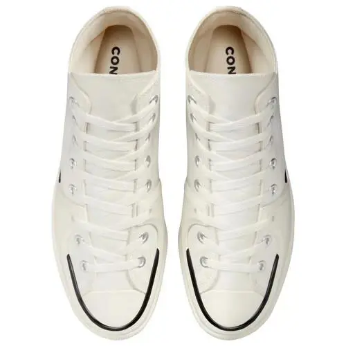 Converse shoes - Converse Chuck Taylor All Star Hi - Vintage White/Black/Egret (UPC: 194434047912) 0