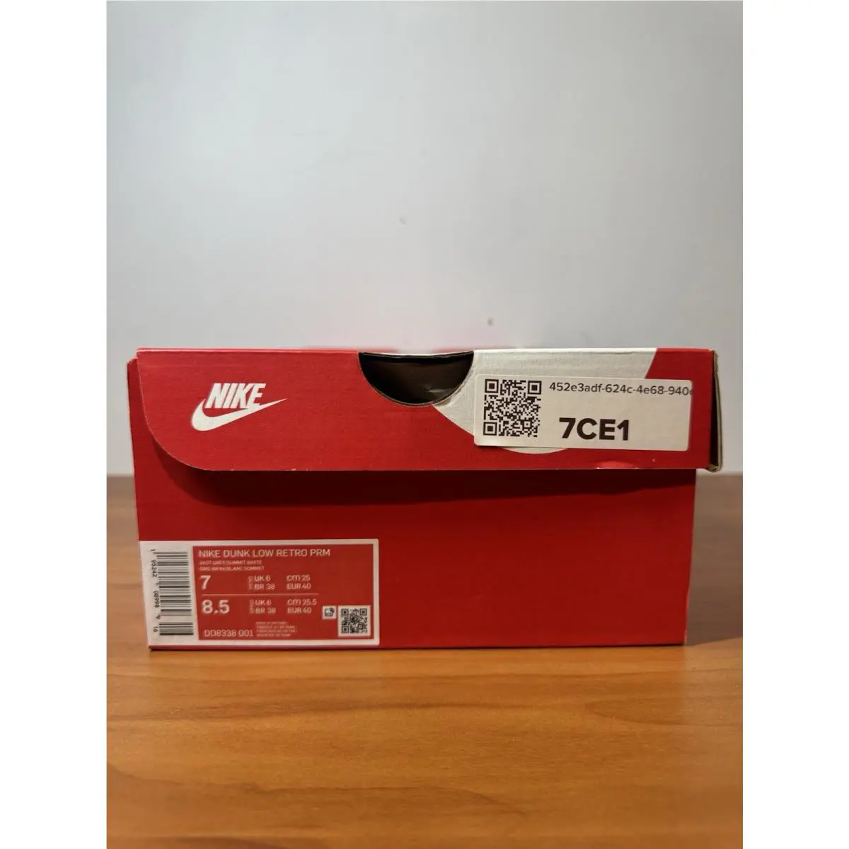 Nike shoes - Nike Dunk Retro Low - Dunk Retro Low - DD8338-001 - Varsity Gray 1