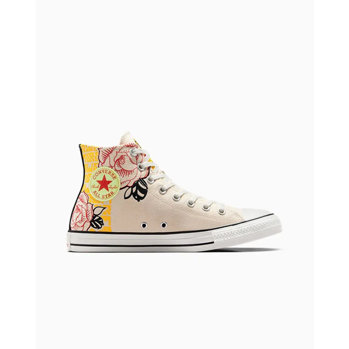 Converse shoes - CONVERSE ALL STAR TOPO CHICO HI - Cream/Black/Red - A10454C 2