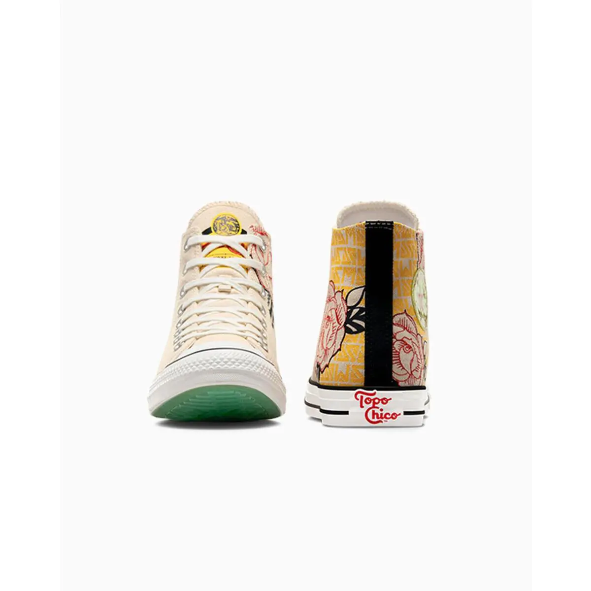 Converse shoes - CONVERSE ALL STAR TOPO CHICO HI - Cream/Black/Red - A10454C 7